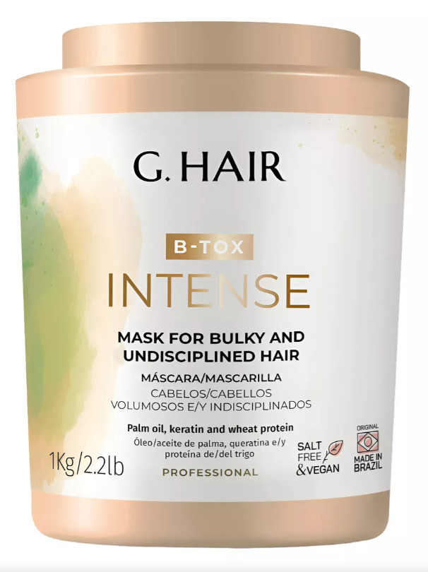 G HAIR GERMAN FORMULA INTENSE HAIR BTOX TREATMENT MASK 1Kg 35oz
