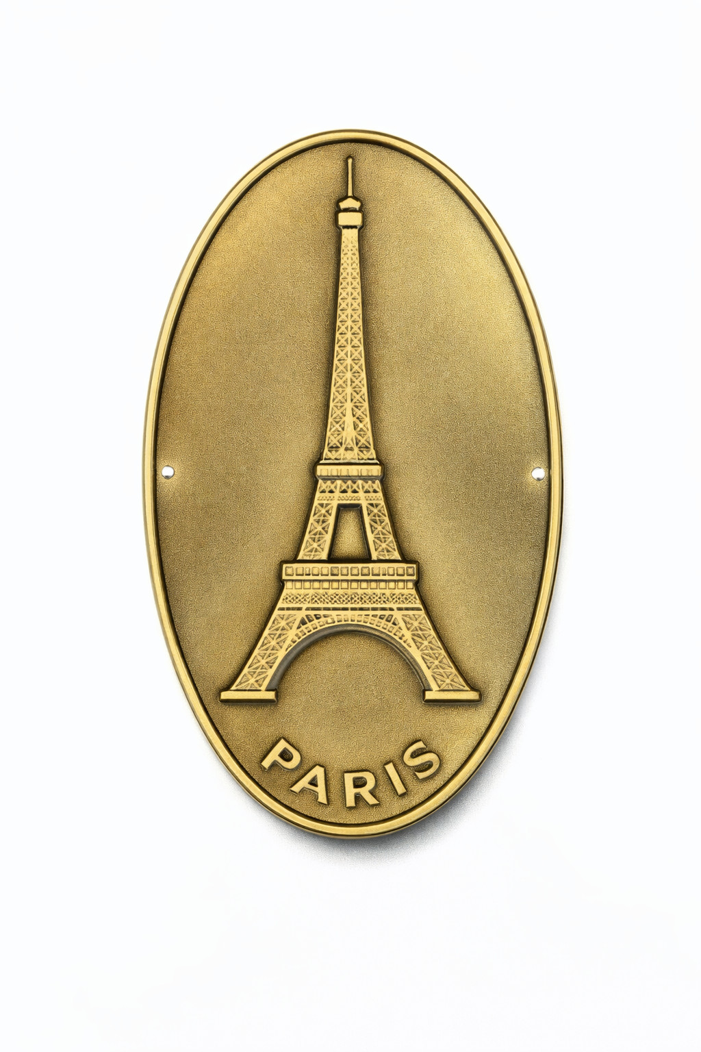 Paris Eiffel Tower Walking Staff Medallion