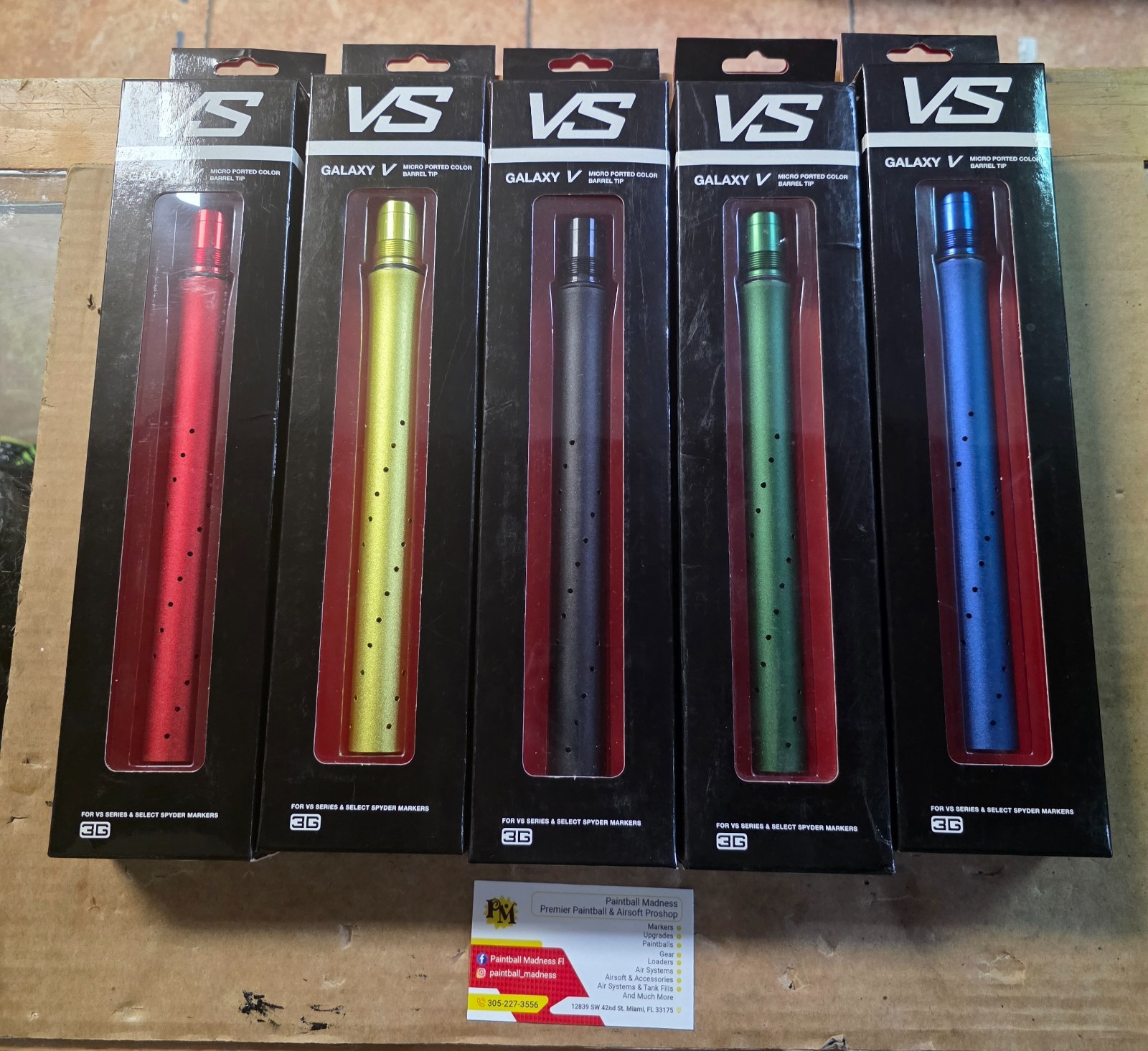 Kingman Spyder Aero Twisted Barrel Tip - New in Box - Various Colors Available