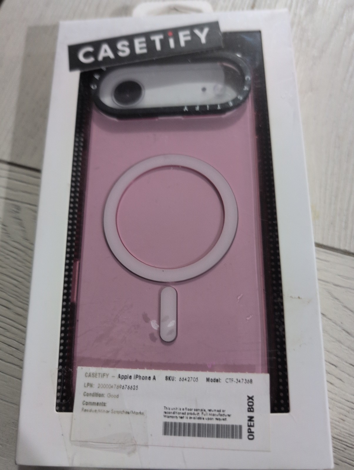 CASETiFY Impact Case W/Magsafe Case For Apple iPhone Air Fizz Pink CASETiFY Impact Case W/Magsafe Case For Apple iPhone Air Fizz Pink