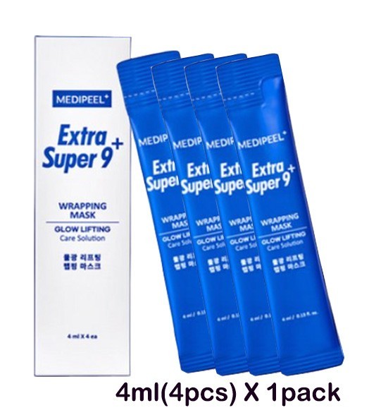 MEDIPEEL Wrapping Mask 4ml(4pcs) /Water Glow,Pore,Mela Toning,Cica /NO.1 Korean