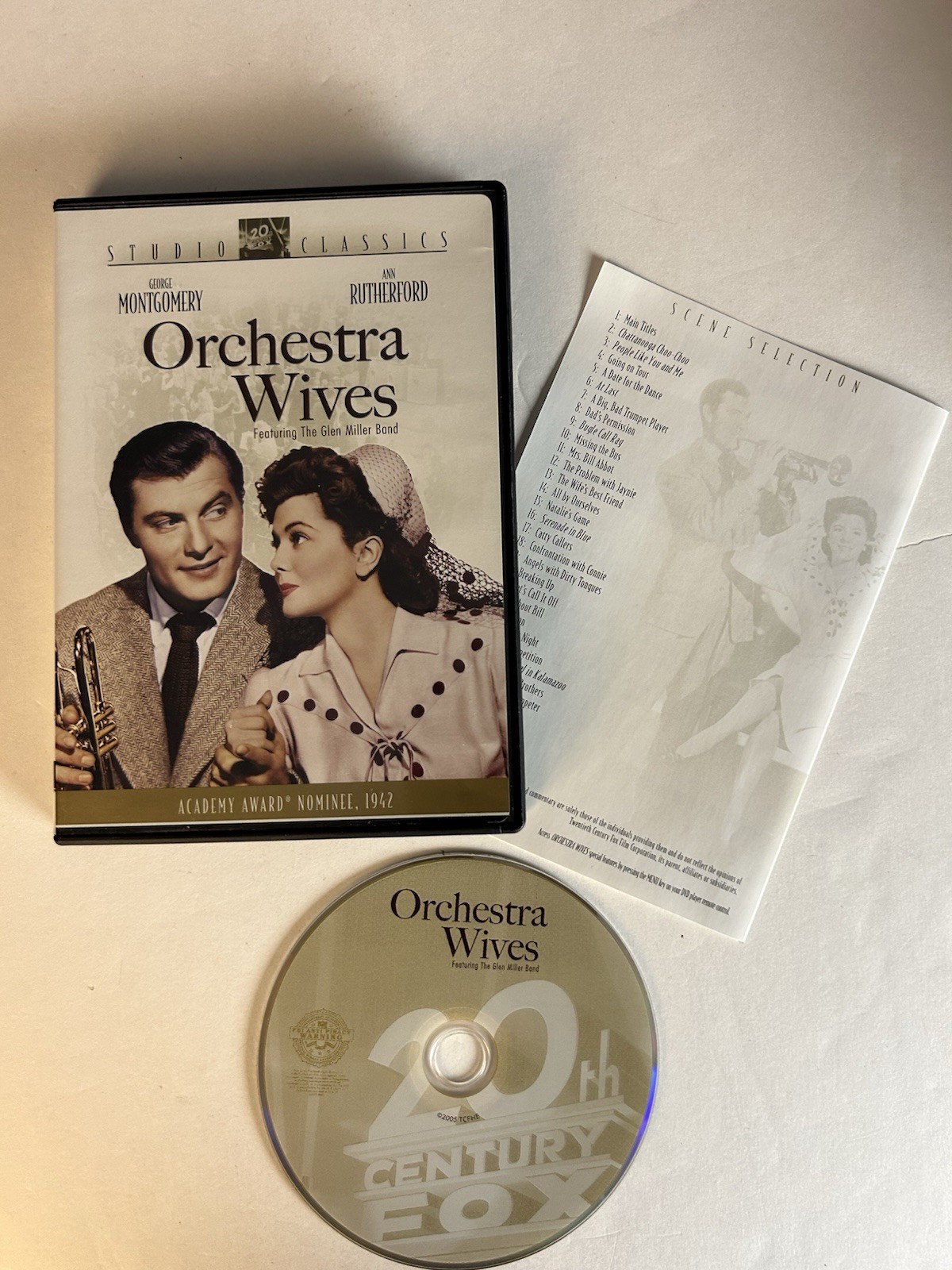 Orchestra Wives DVD 1942 George Montgomery Ann Rutherford
