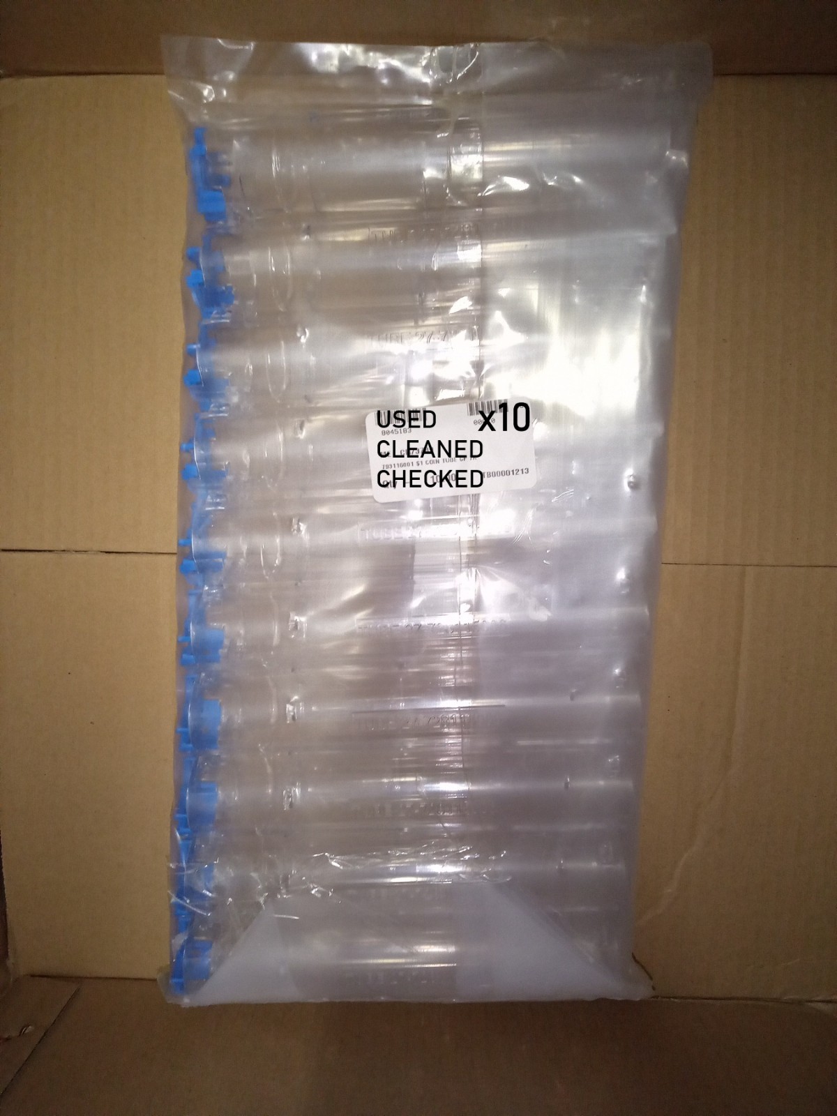 10x Ersatztuben für 2Euro Münzen Mei cf 7000bis 7900 27mm 728115006  ORIGINAL