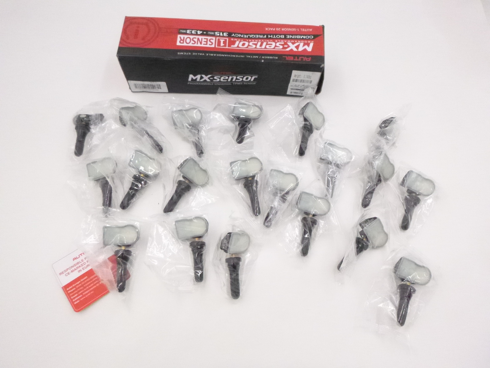 Autel 300010 20PK Sensors with Rubber Press-In Valve