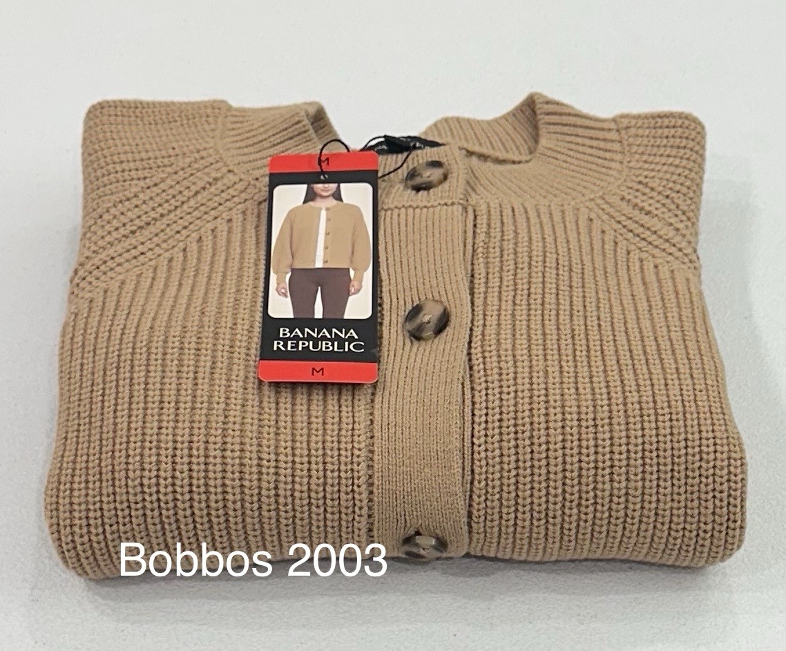 Banana Republic Women\'s Button Front Cardigan, Tan, Size M