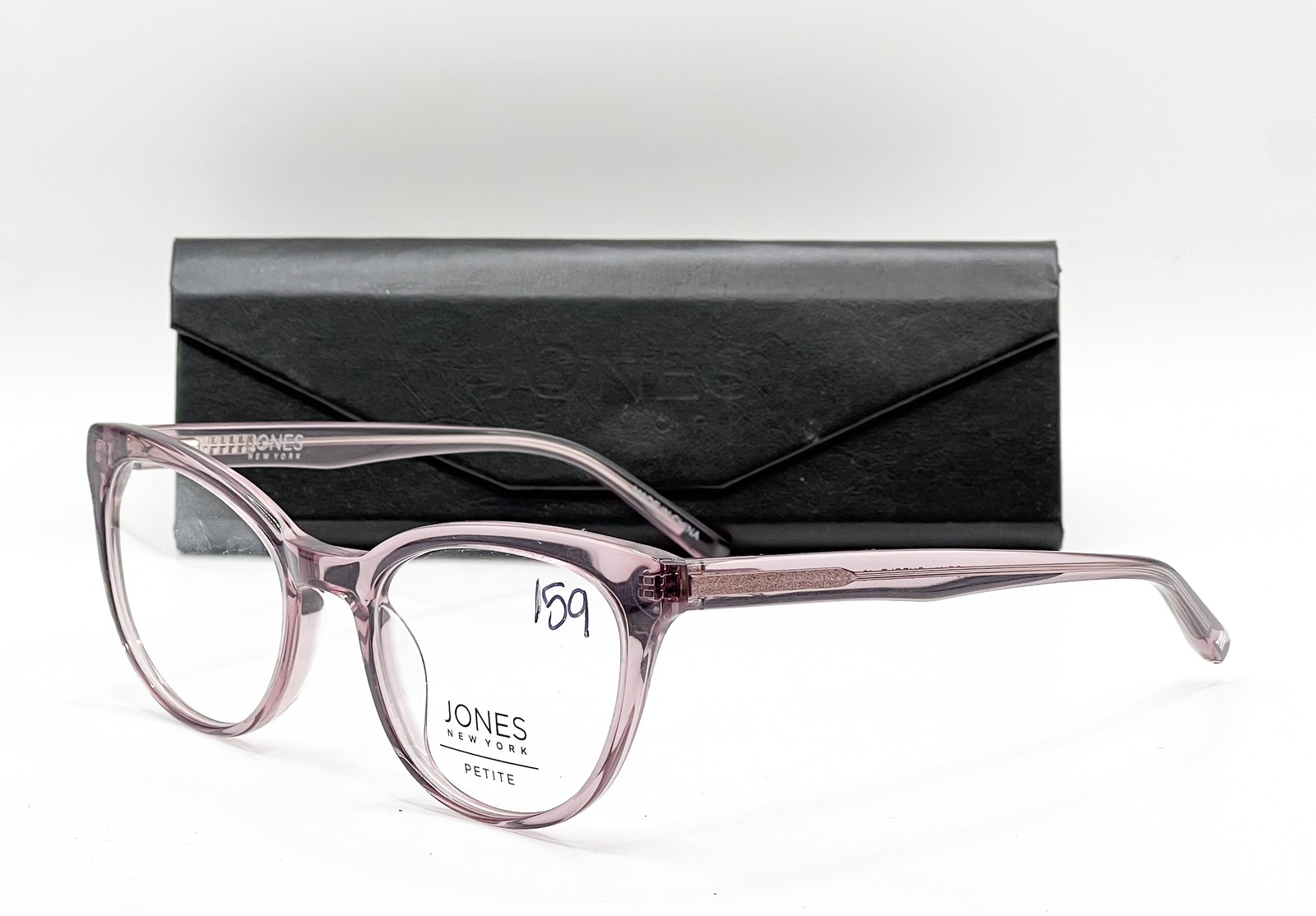 NEW JONES NEW YORK VJOPK11 PURPLE AUTHENTIC EYEGLASSES W CASE 49-19