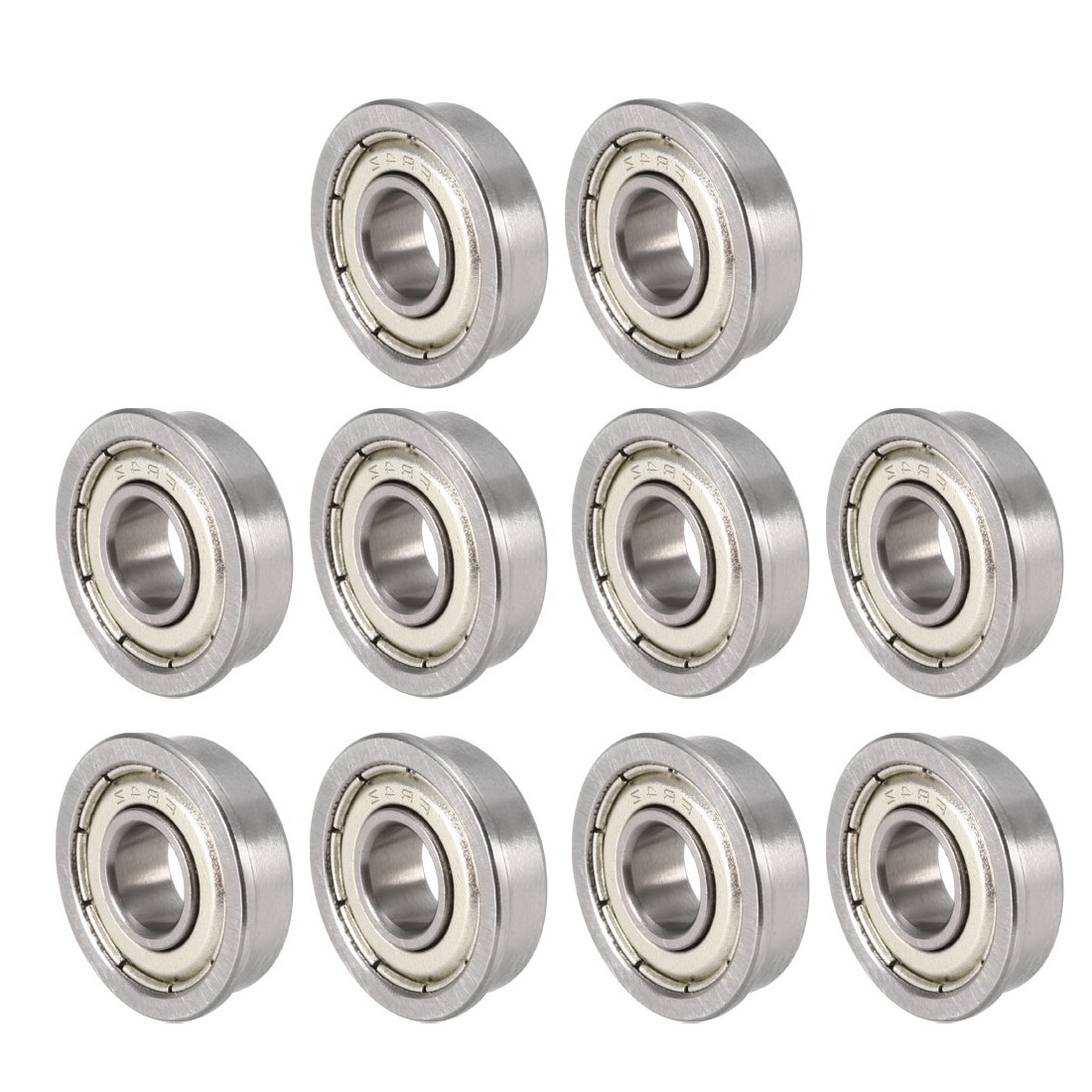10x FR4ZZ Flange Ball Bearing Double Shielded Chrome Bearing 1/4