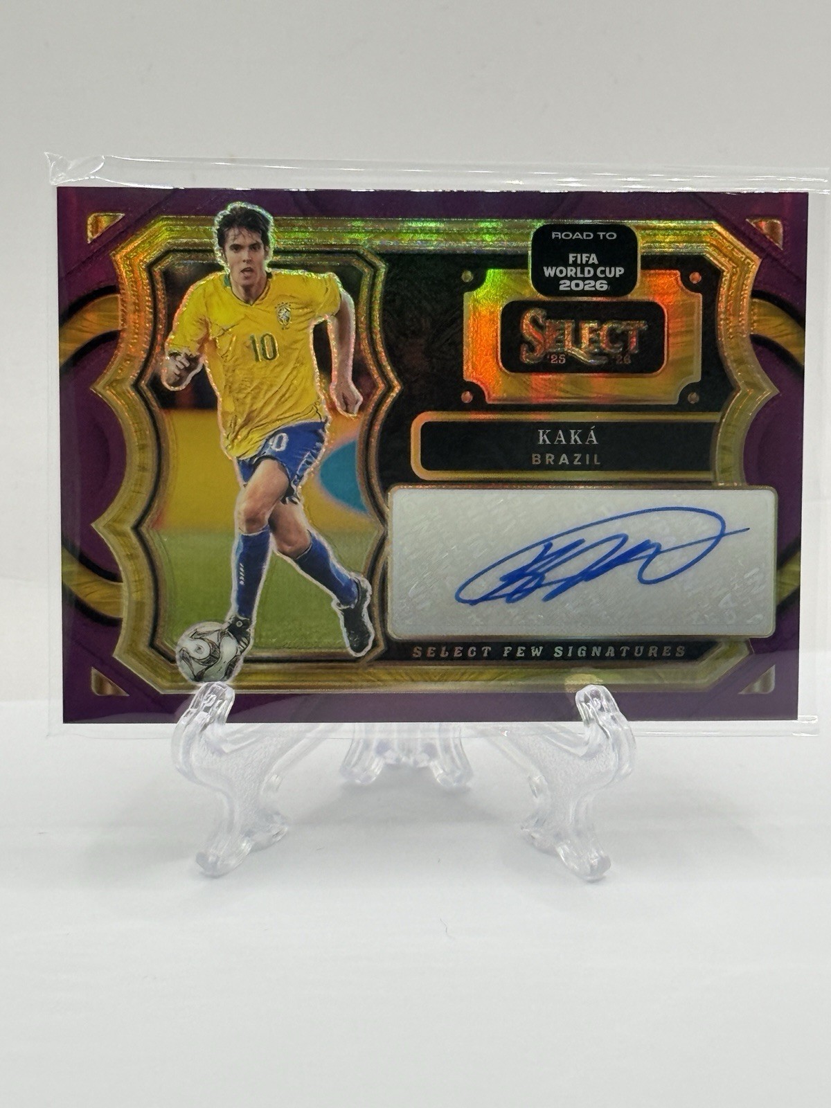 2025-26 Select Road To World Cup Kaka Select Few Auto /49 Brazil 2025-26 Select Road To World Cup Kaka Select Few Auto /49 Brazil