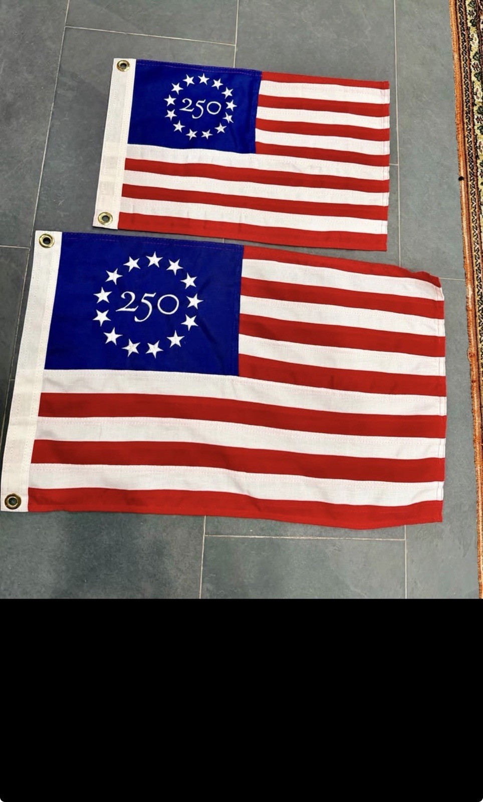 250th Anniversary Boat Chris Craft Sea Ray Embroidered Ensign Flag 250th Anniversary Boat Chris Craft Sea Ray Embroidered Ensign Flag