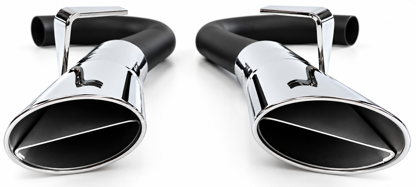 For Mopar 1970 Cuda AAR / Dodge Challenger T/A - Chrome Exhaust Tips Extensions