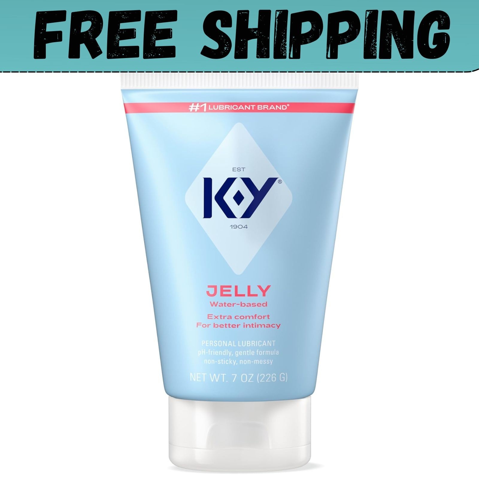 K-y Jelly Classic Water-based Personal Lubricant, Water Based Lube, 7 Oz Pack 1