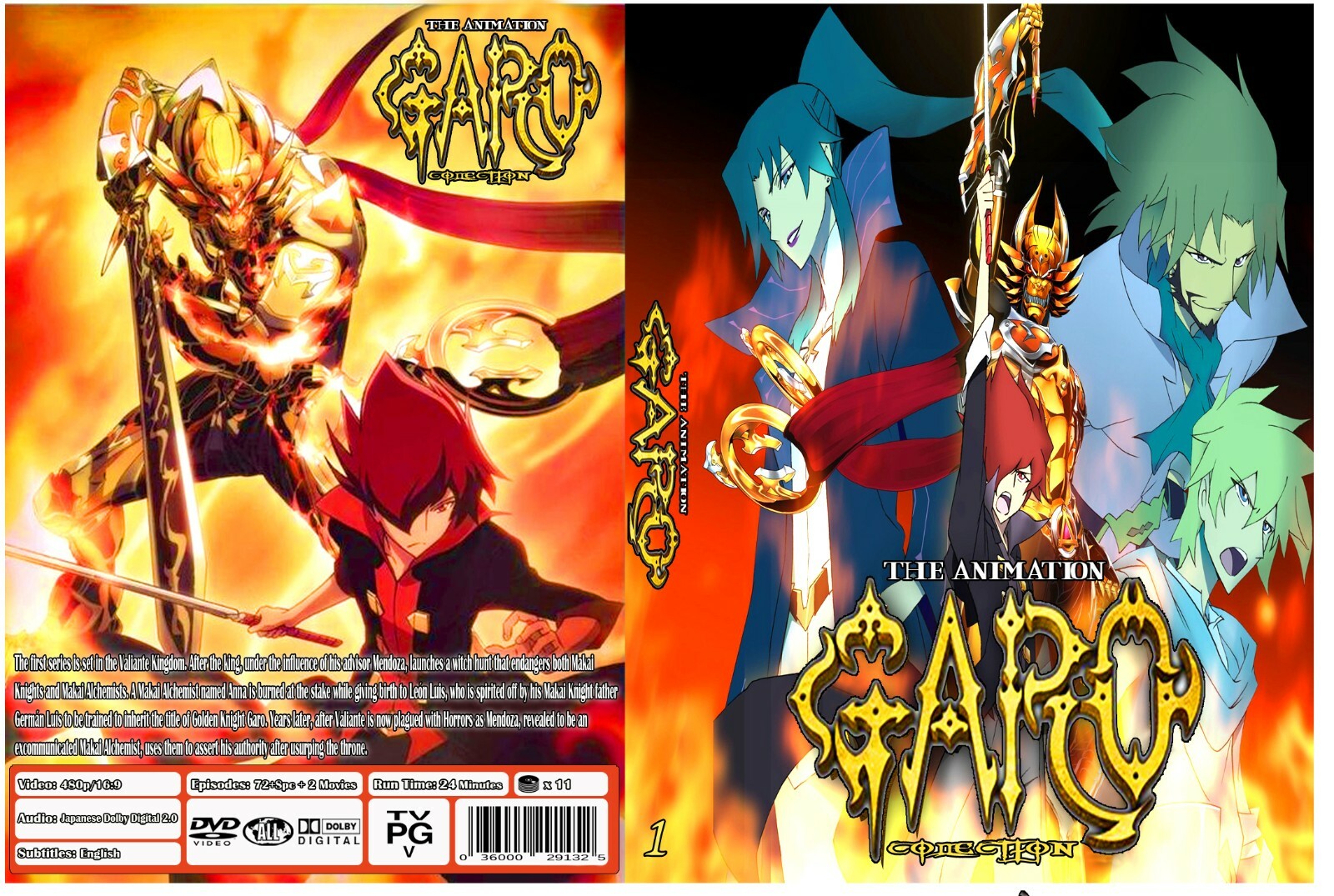 The Animation Garo Collection Seasons 1-3 + Special + 2 Movies