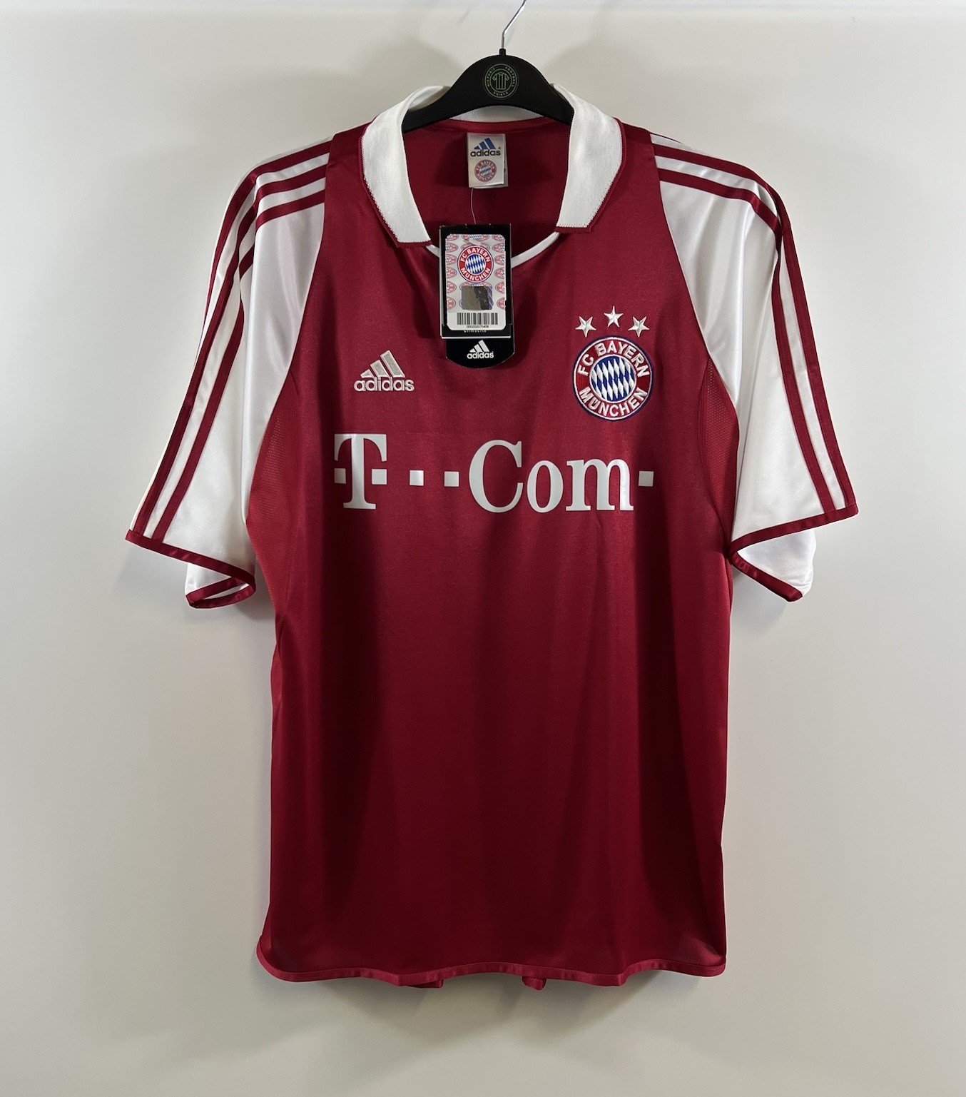 BNWT Bayern Munich Home Football Shirt 2004/05 Adults Large Adidas D470