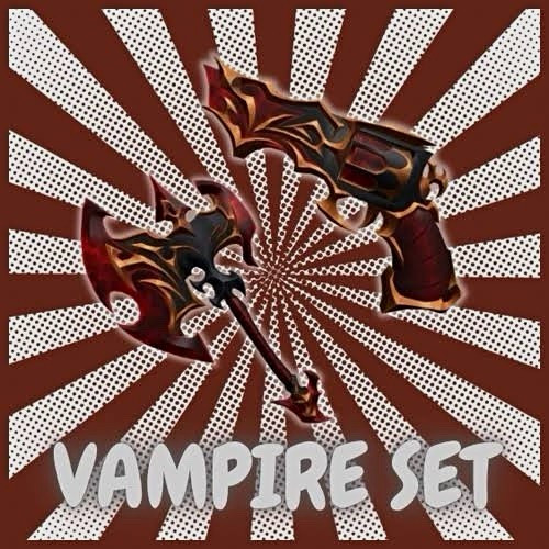 Roblox MM2 Vampire Set Virtual Item Trade - Game Item/Asset (In-Game Items)