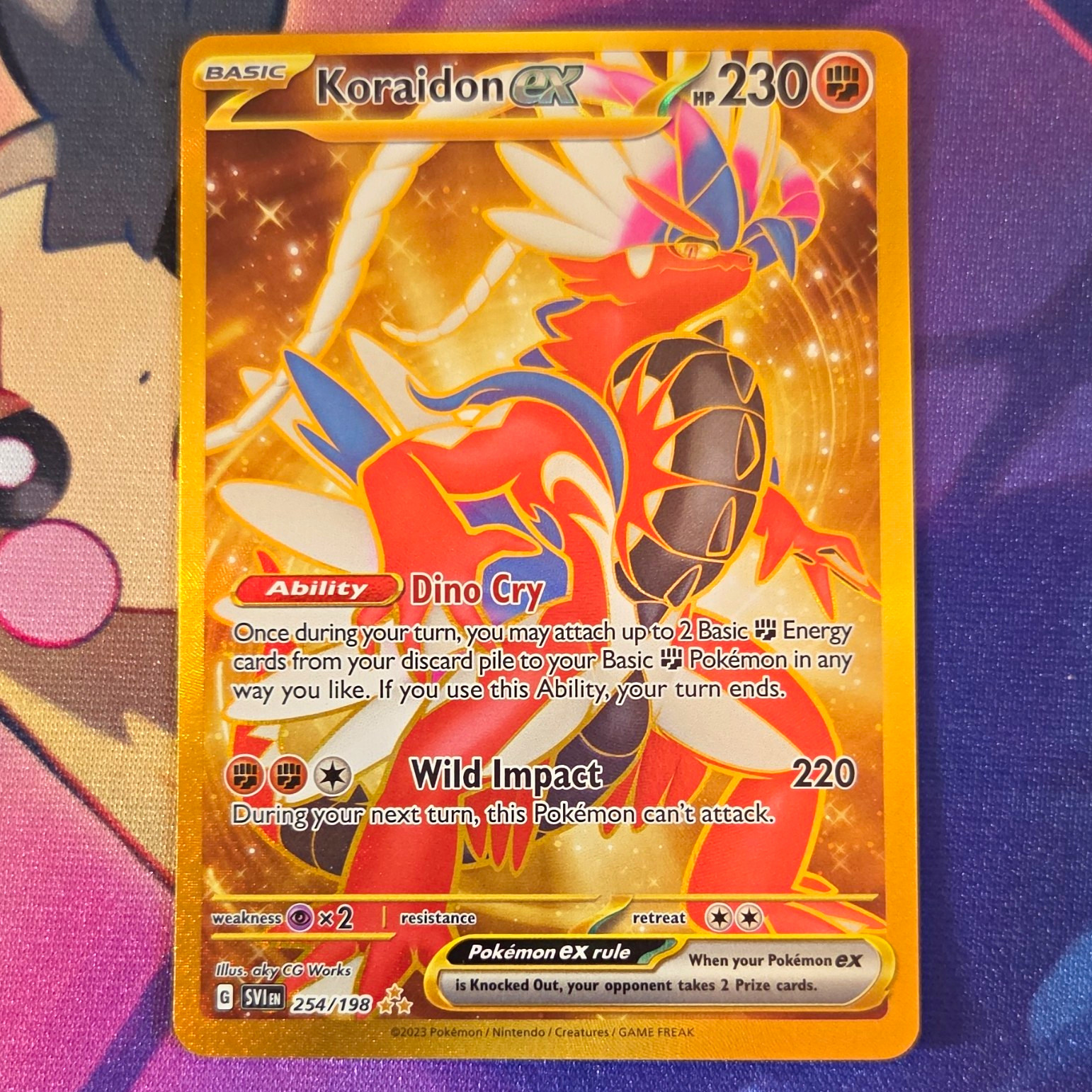 The Pokémon Company Koraidon ex 254/198 SV01 Scarlet & Violet Full Art Holo The Pokémon Company Koraidon ex 254/198 SV01 Scarlet & Violet Full Art Holo
