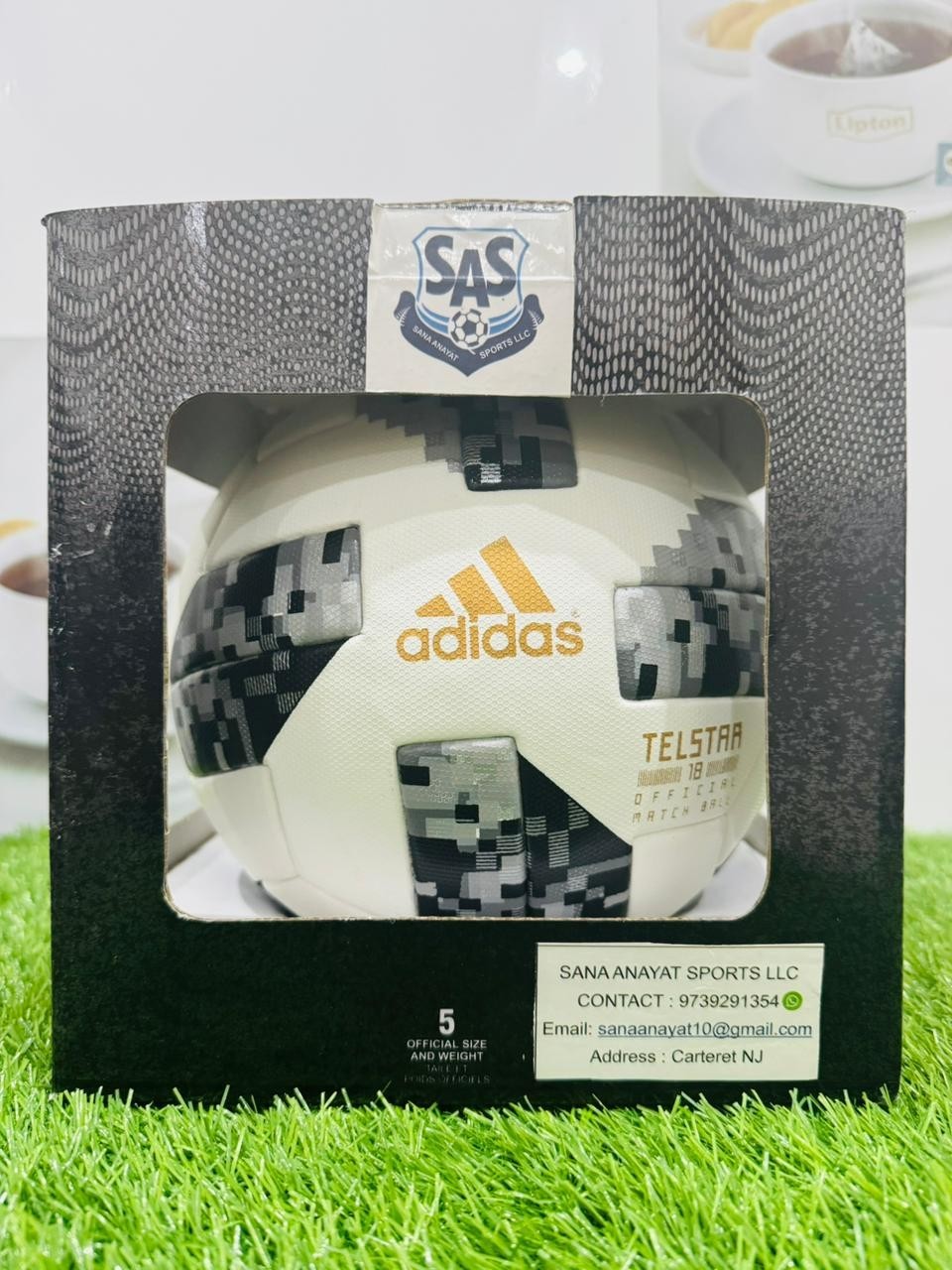FIFA World Cup Russia 2018 Football TELSTAR Match Ball Soccer Ball with Box