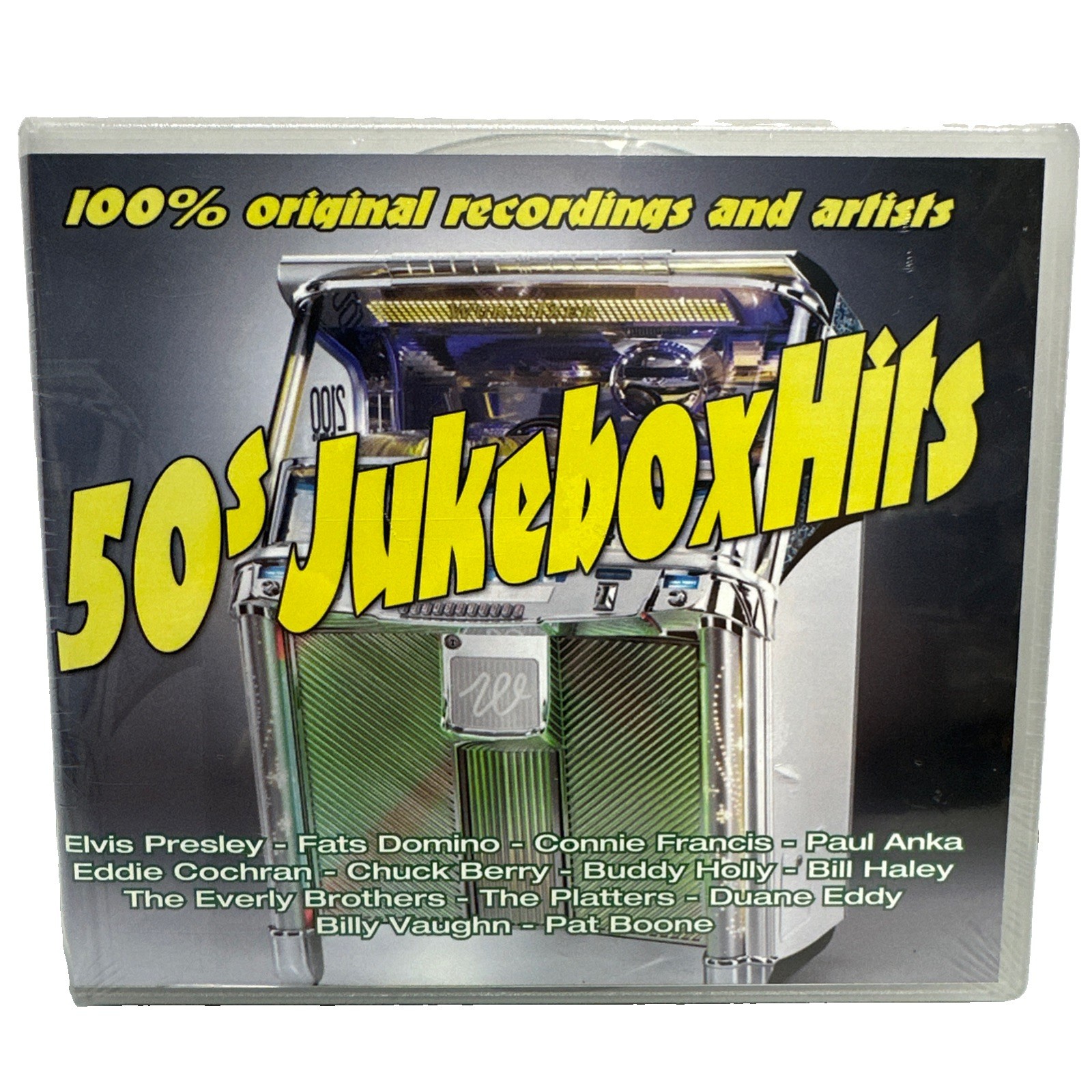 1950’s Music 50s Jukebox HitsVarious Artists 3-CD, Mar-2009, Brand New,Sealed 1950’s Music 50s Jukebox HitsVarious Artists 3-CD, Mar-2009, Brand New,Sealed