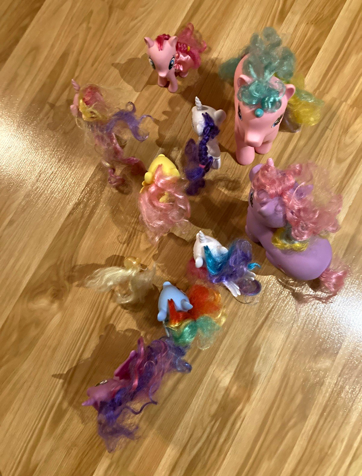 Vintage My Little Pony Mixed Lot Pony Figures 10 Pack-2 very large Vintage My Little Pony Mixed Lot Pony Figures 10 Pack-2 very large