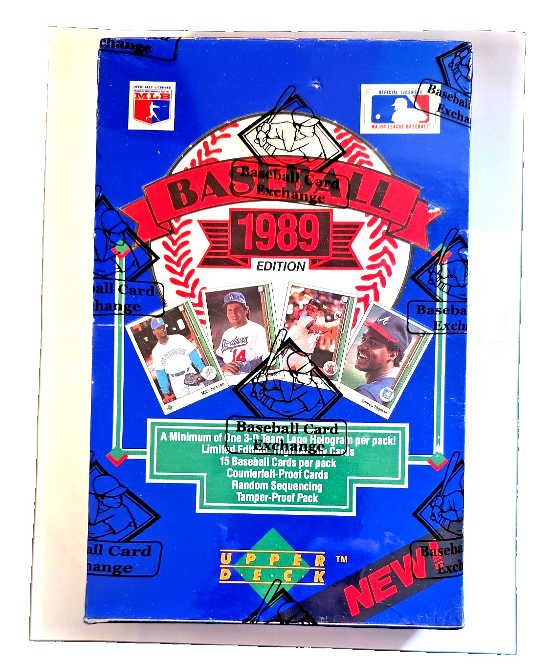 1989 Upper Deck Baseball - BBCE LOW SERIES BOX - Ken Griffey Jr. Rookie