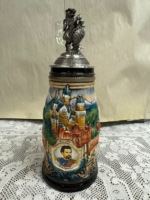 Zoller & Born Konig Ludwig II Deutschland Neuschwanstein Ltd Edition Beer Stein Zoller & Born Konig Ludwig II Deutschland Neuschwanstein Ltd Edition Beer Stein