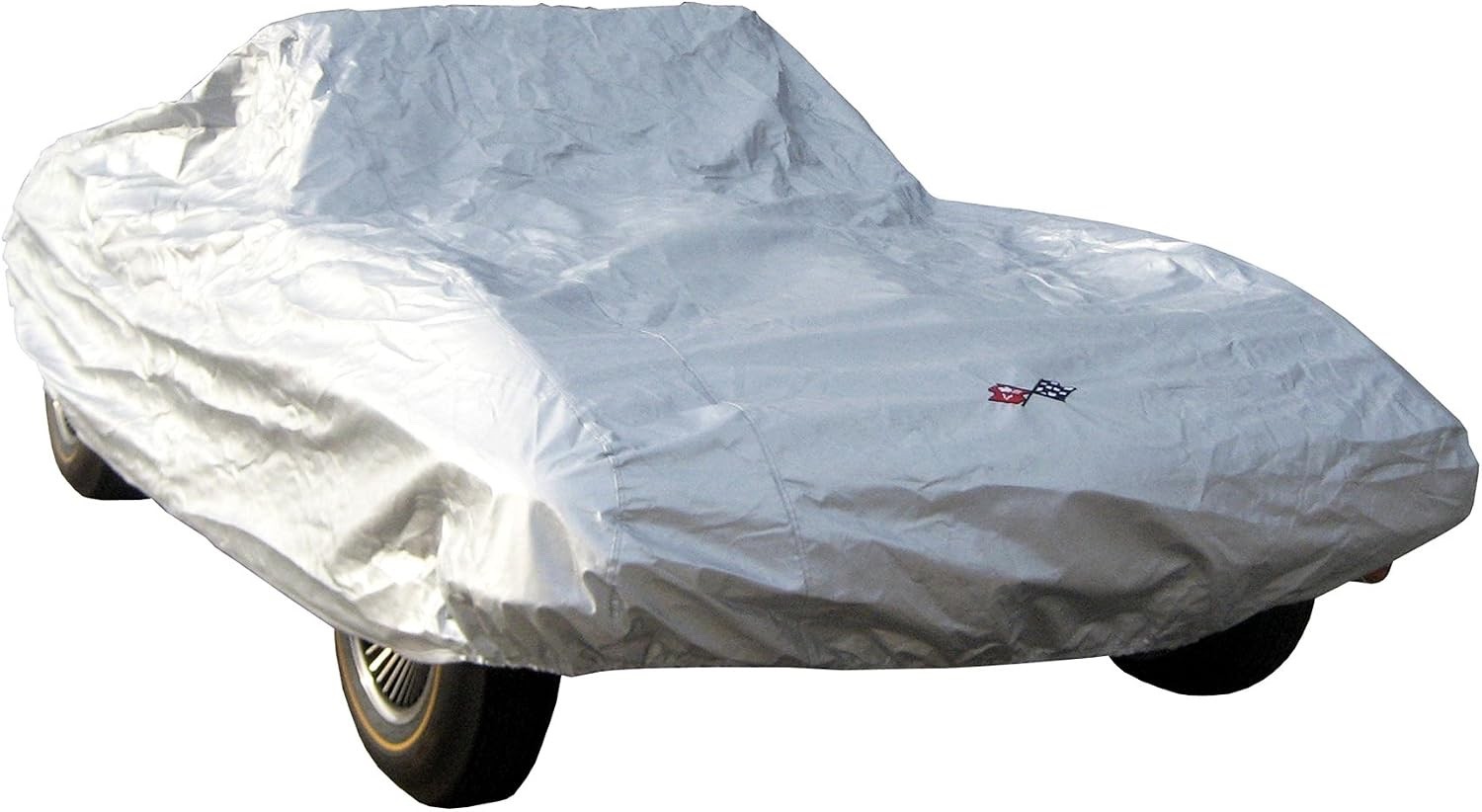 1963-1967 Corvette Car Cover C2 Outdoor Silverguard with Embroidered Logos 1963-1967 Corvette Car Cover C2 Outdoor Silverguard with Embroidered Logos