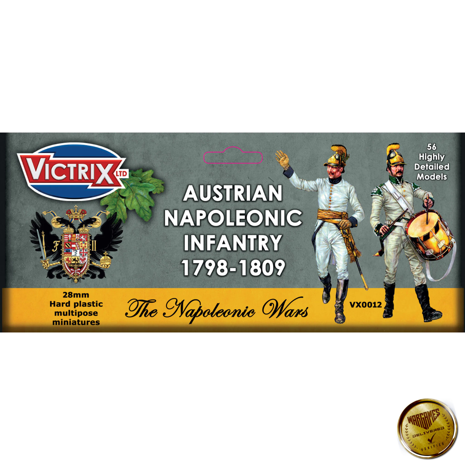Victrix Miniatures Napoleonic Wars - Austrian Napoleonic Infantry 1798-1809 Victrix Miniatures Napoleonic Wars - Austrian Napoleonic Infantry 1798-1809