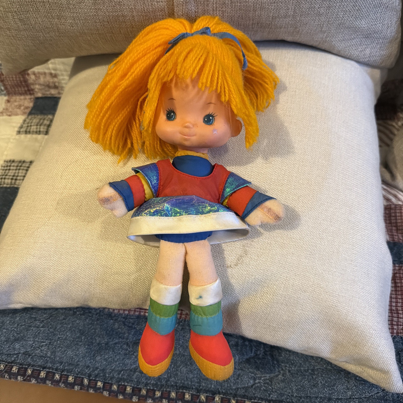 Vintage 1983 Rainbow Brite Plush Doll 11”