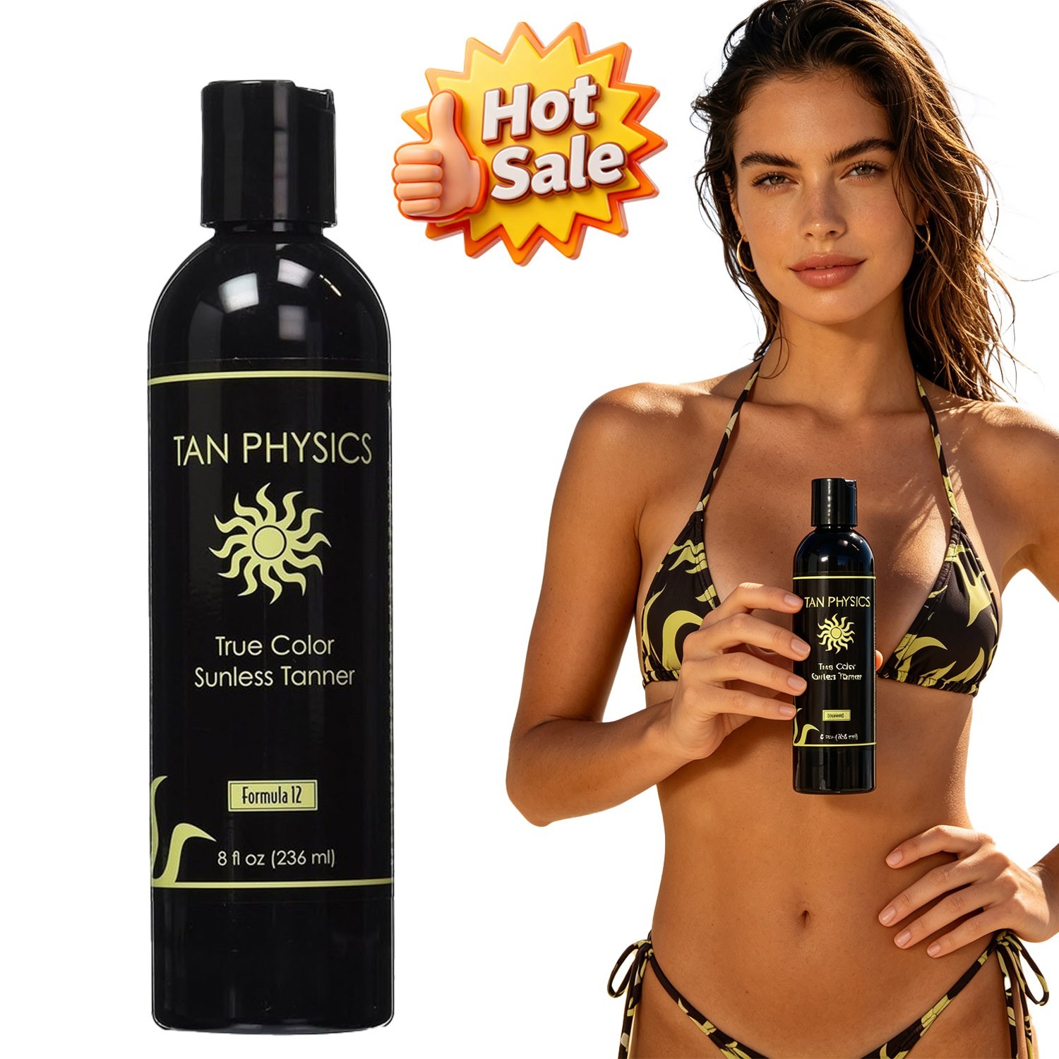 NEW SEALED Tan Physics True Color #1 Rated Sunless Self Tanner Tanning Lotion US