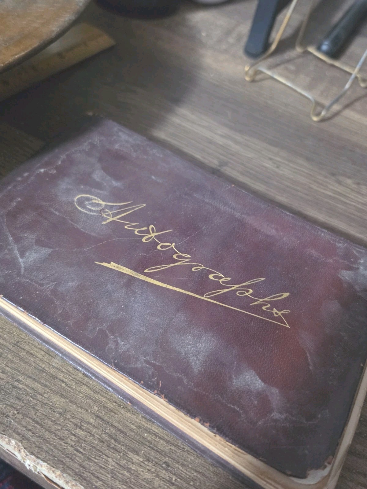 Antique Autograph Book From 1880s. 