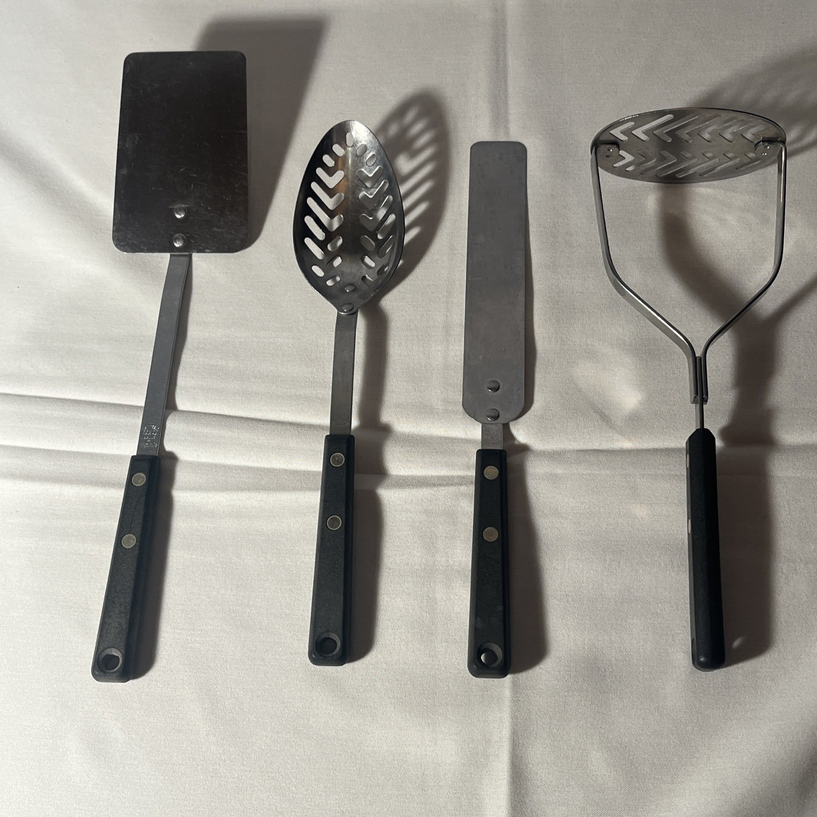 Vintage Ekco Forge Utensils Stainless Steel Set Of 4 Vintage Ekco Forge Utensils Stainless Steel Set Of 4