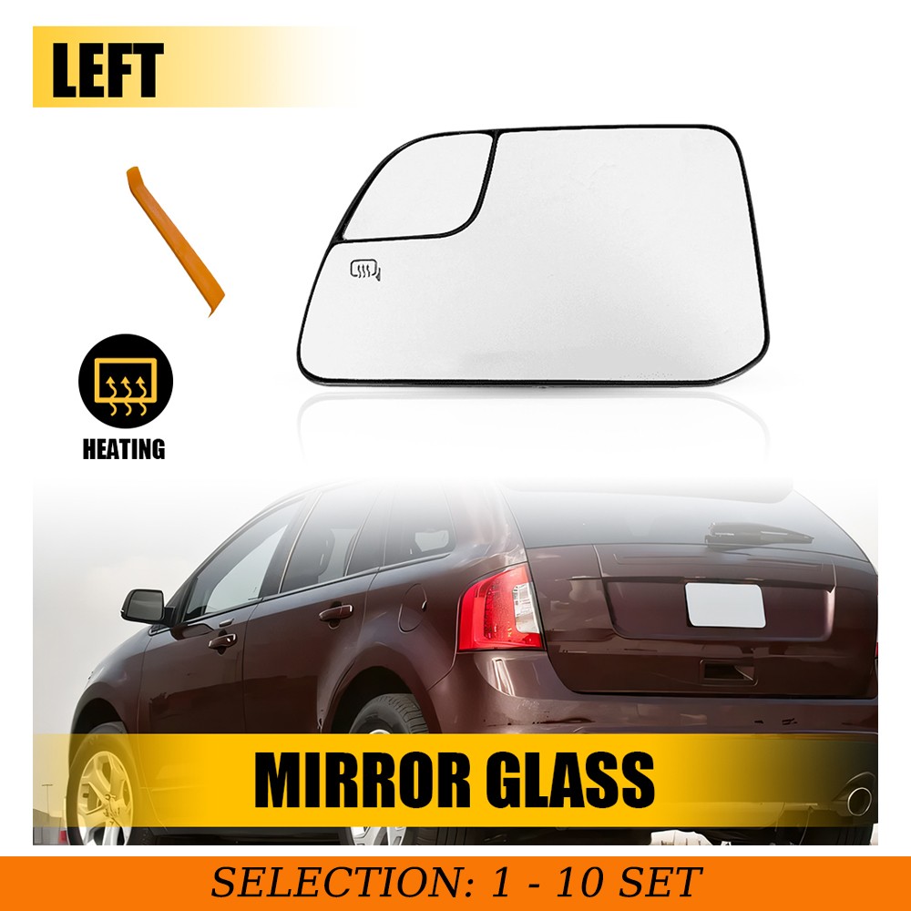 1-10PCS Clear Heated Tow Mirror Glass Fit 2011-2015 Lincoln MKX Left CT4Z17K707C