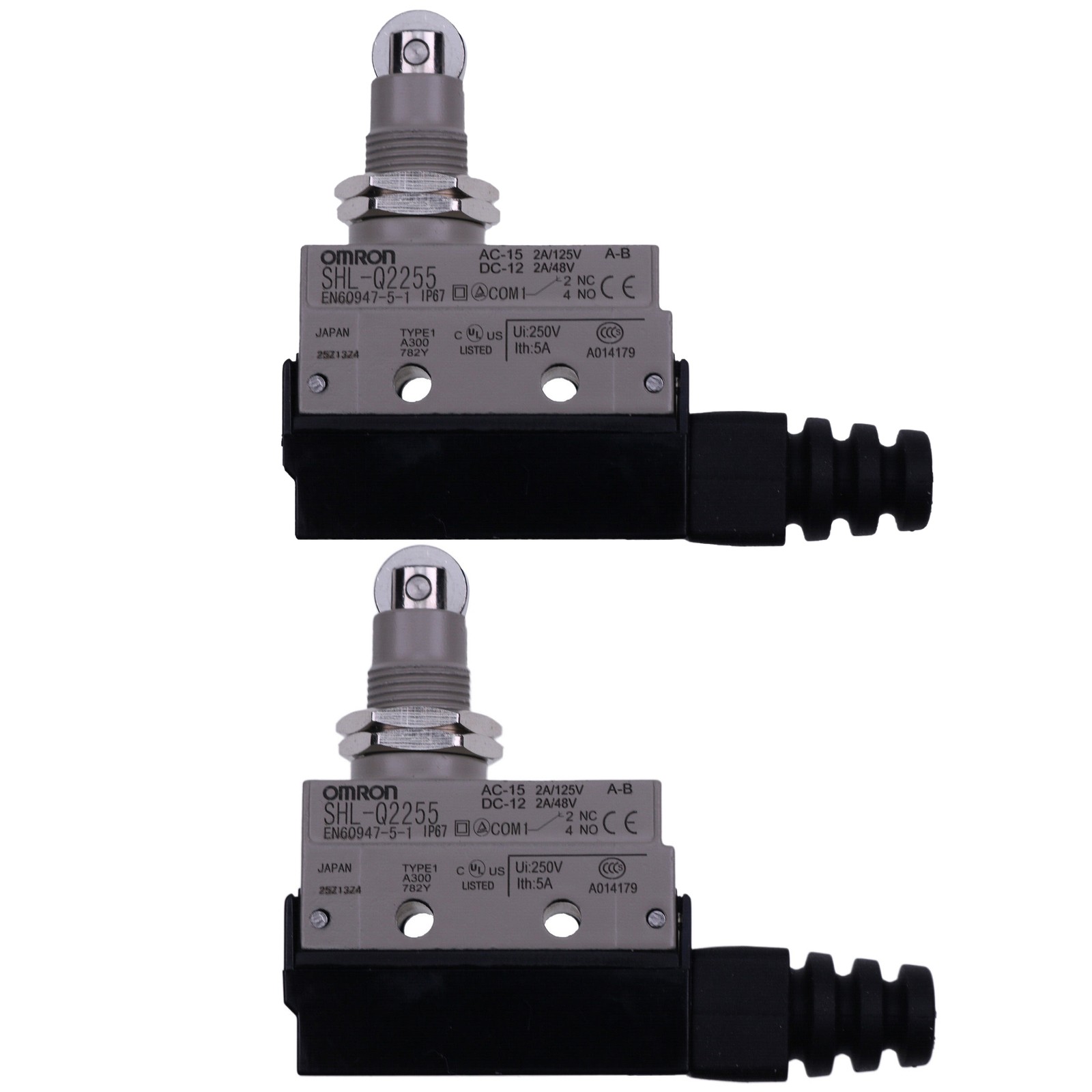 2Pcs Limit Switch SHL-Q2255 SHLQ2255 for Omron 2Pcs Limit Switch SHL-Q2255 SHLQ2255 for Omron