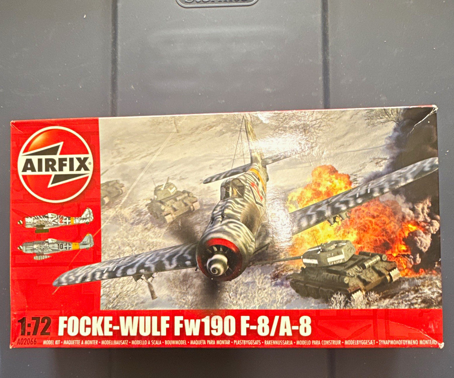 Airfix Focke-Wulf Fw190 F-8/A-8 Airplane Kit 1/72 Scale Plastic A02066
