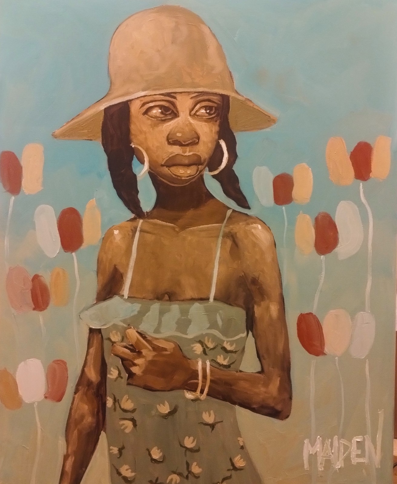 In Her Own Season – Original 24x36 Oil Painting by Leonard Maiden
