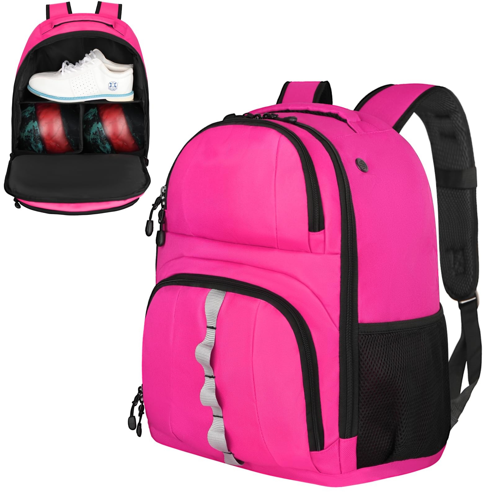 Goloni 2 Ball Bowling Backpack,Bowling Ball Bag Shoe Compartment & Portective Goloni 2 Ball Bowling Backpack,Bowling Ball Bag Shoe Compartment & Portective