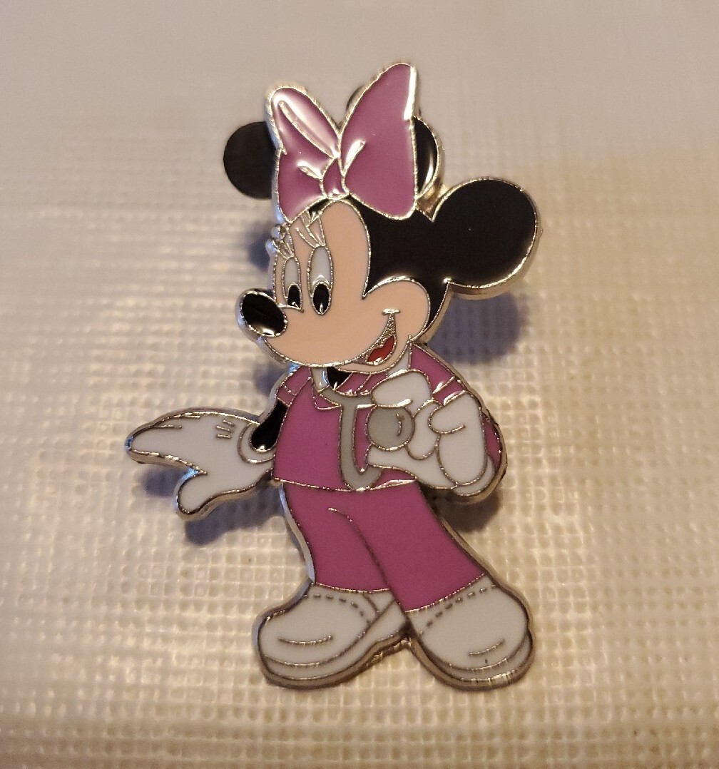 2021 Disney Parks Minnie Mouse Nurse in Pink Scrubs Disney Pin Disneyland 2021 Disney Parks Minnie Mouse Nurse in Pink Scrubs Disney Pin Disneyland