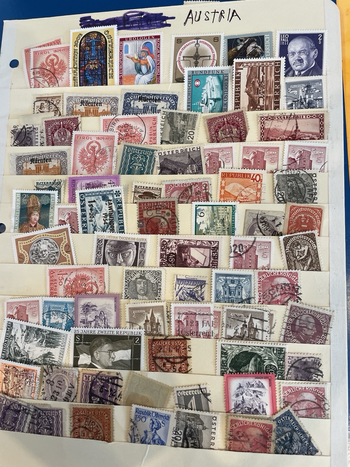 Awesome Vintage AUSTRIA Colliecfton. 2200 Mint & used stamps From Past 125 Years Awesome Vintage AUSTRIA Colliecfton. 2200 Mint & used stamps From Past 125 Years