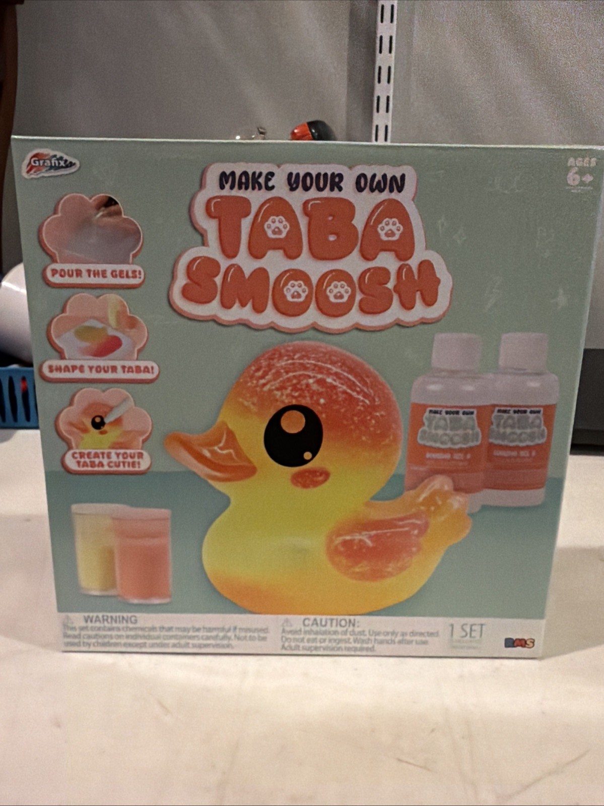 RMS Make Your Own Taba Smoosh Squishy Kit – DIY Duck Sensory Craft Set – New