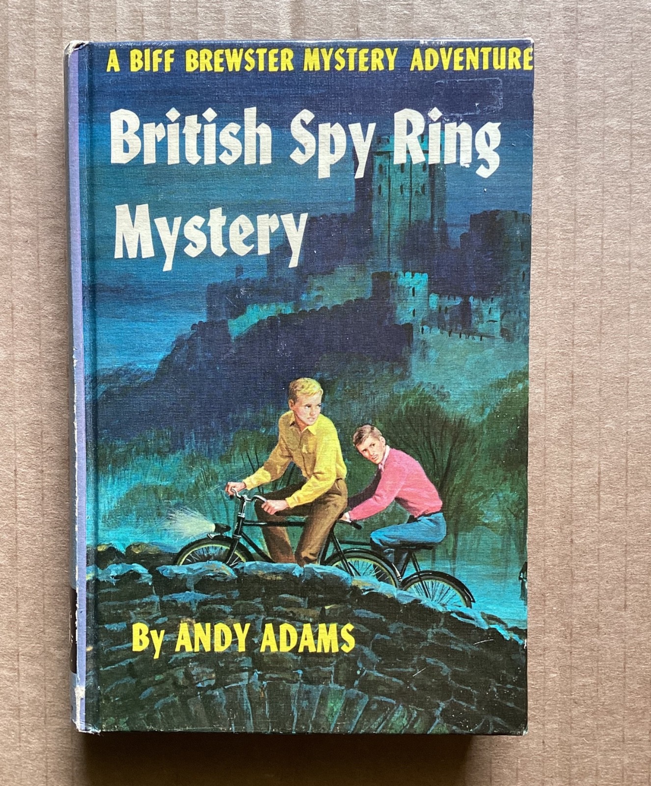 SIGNED Peter Harkins British Spy Ring Mystery Andy Adams Biff Brewster 1964 1st