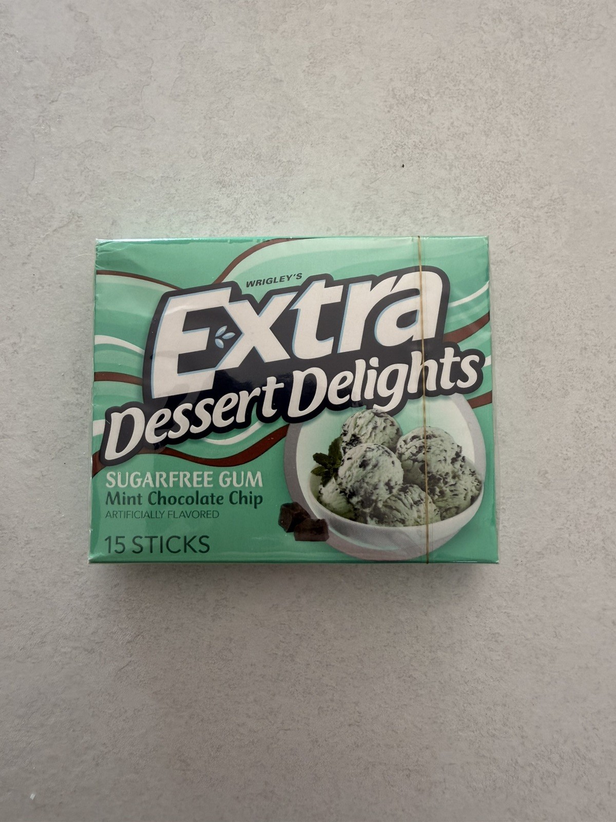 Extra Dessert Delights Mint Chocolate Chip Gum (Discontinued) Extra Dessert Delights Mint Chocolate Chip Gum (Discontinued)