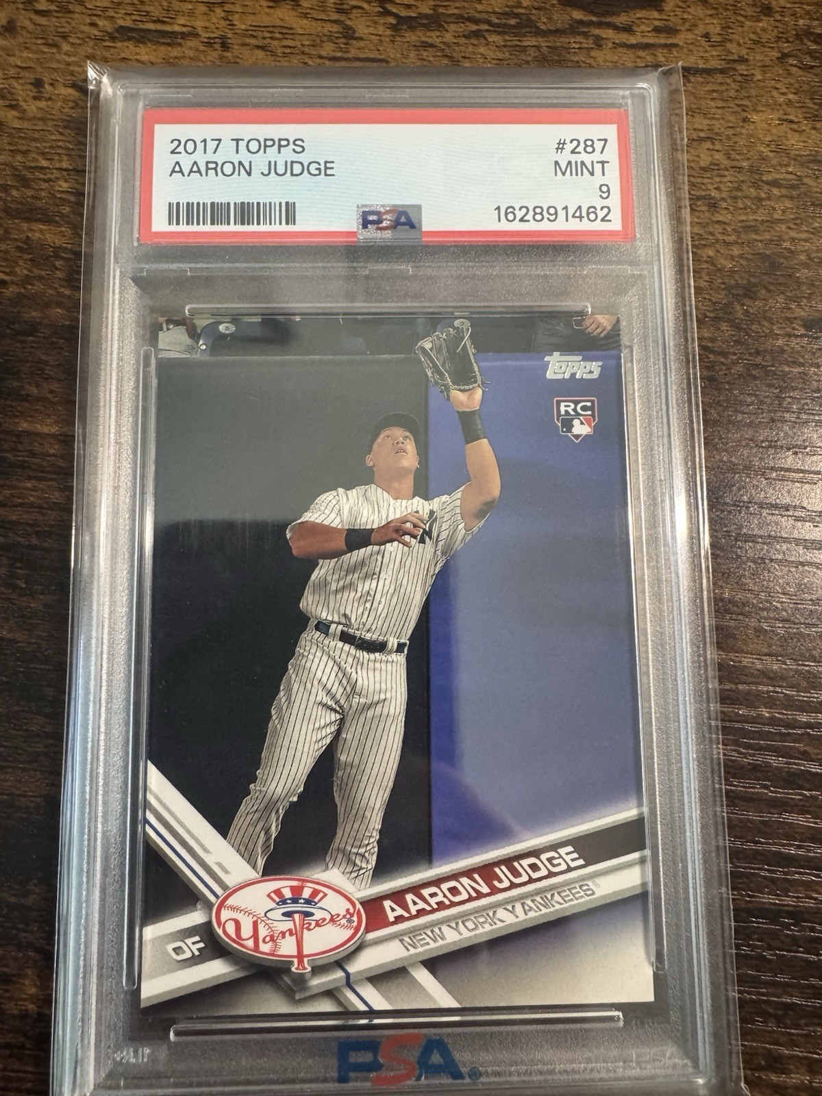2017 Topps Aaron Judge #287 (RC) PSA 9 Mint New York Yankees Rookie 🔥📈 2017 Topps Aaron Judge #287 (RC) PSA 9 Mint New York Yankees Rookie 🔥📈