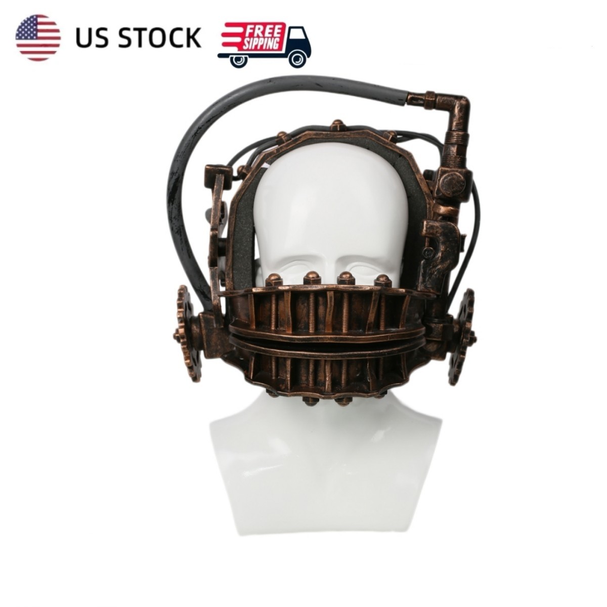 Saw Reverse Bear Trap Helmet Cosplay Jigsaw Billy Mask Resin Horror Prop US Stoc Saw Reverse Bear Trap Helmet Cosplay Jigsaw Billy Mask Resin Horror Prop US Stoc