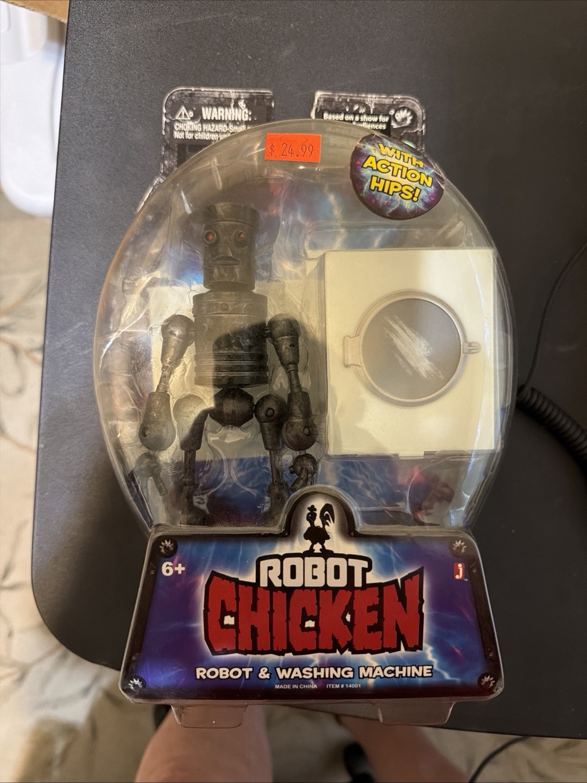 Robot & Washing Machine Robot Chicken Action Figure Adult Swim 2010 Robot & Washing Machine Robot Chicken Action Figure Adult Swim 2010