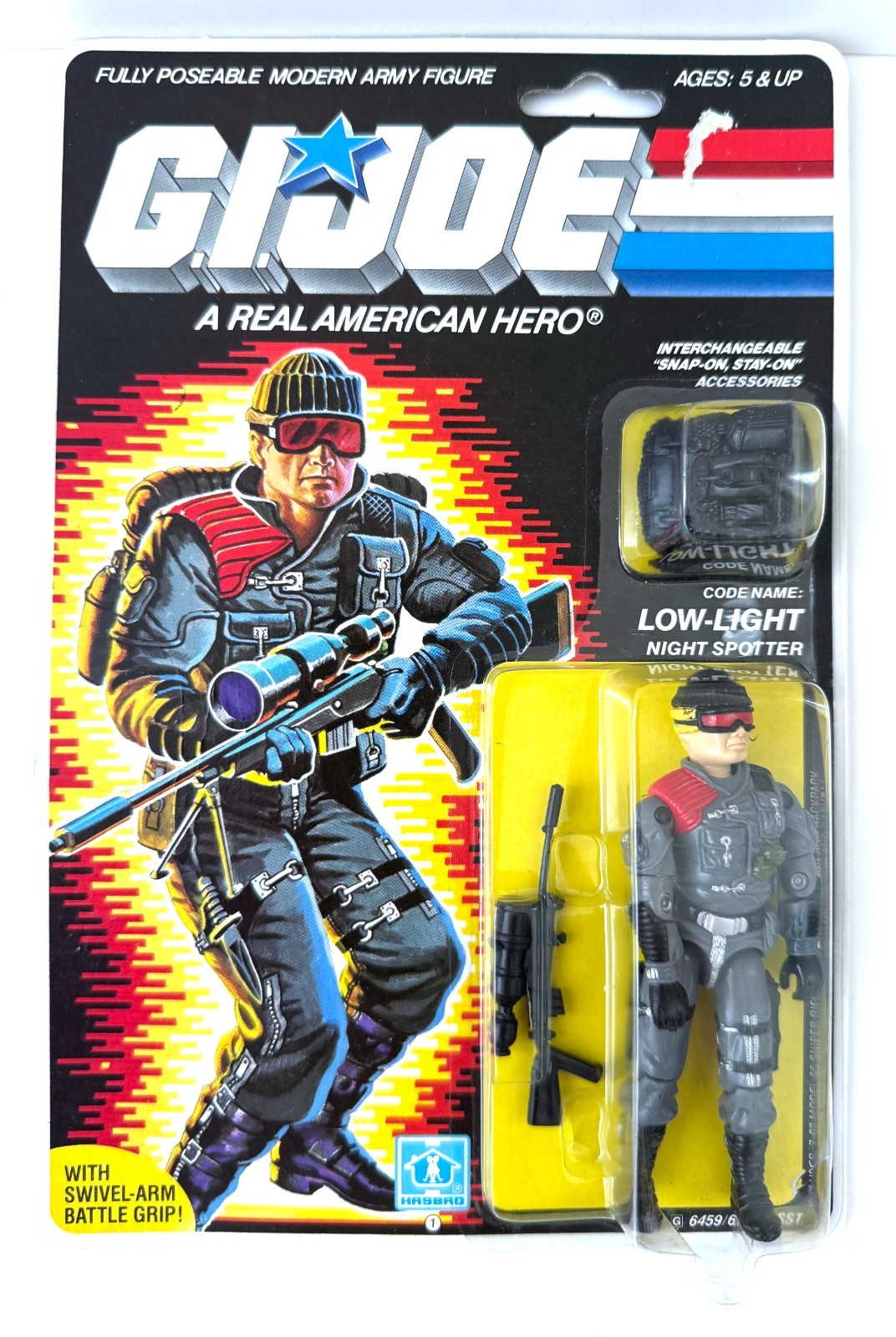 Low-Light MOC - 1983 GI-JOE ARAH - Vintage Hasbro MOC Figure Low-Light MOC - 1983 GI-JOE ARAH - Vintage Hasbro MOC Figure