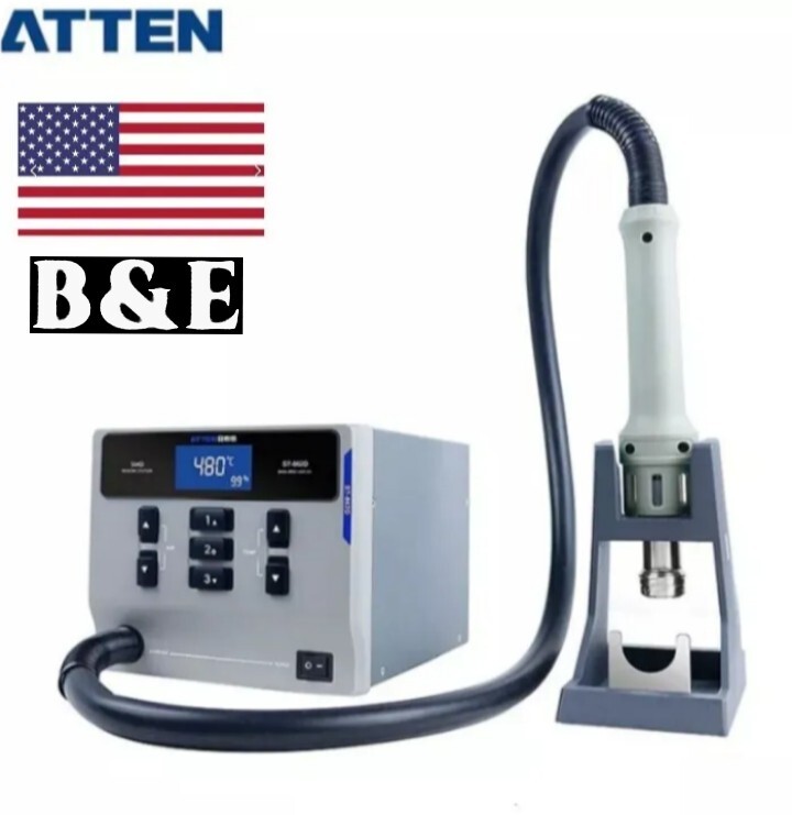 ATTEN St-862D 1000W Hot Air Soldering Digital Display Rework Station IN STOCK US