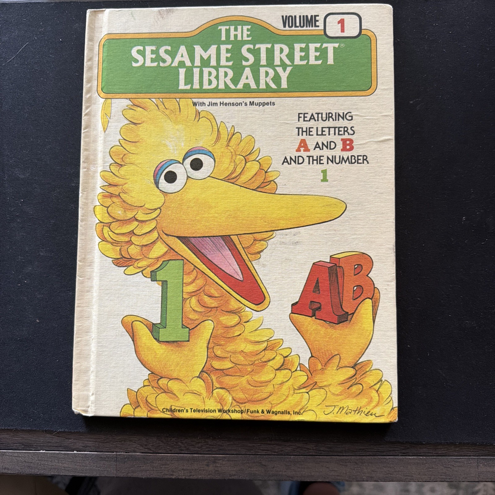 Vintage The Sesame Street Library 1-15 Complete Set Hardcover Children Books