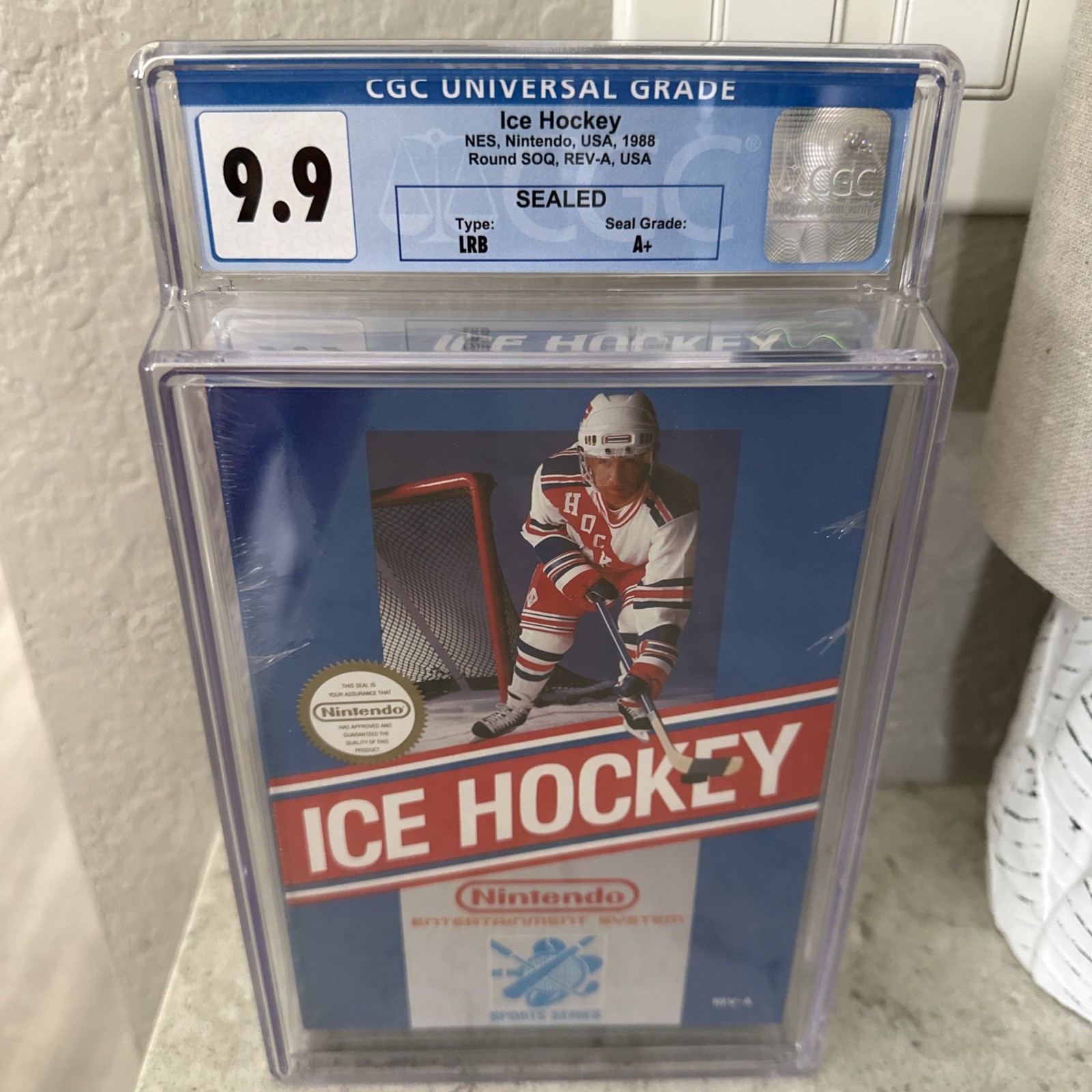 Ice Hockey NES Nintendo Sealed CGC Graded 9.9/A+ Highest Grade on eBay 🔥🔥