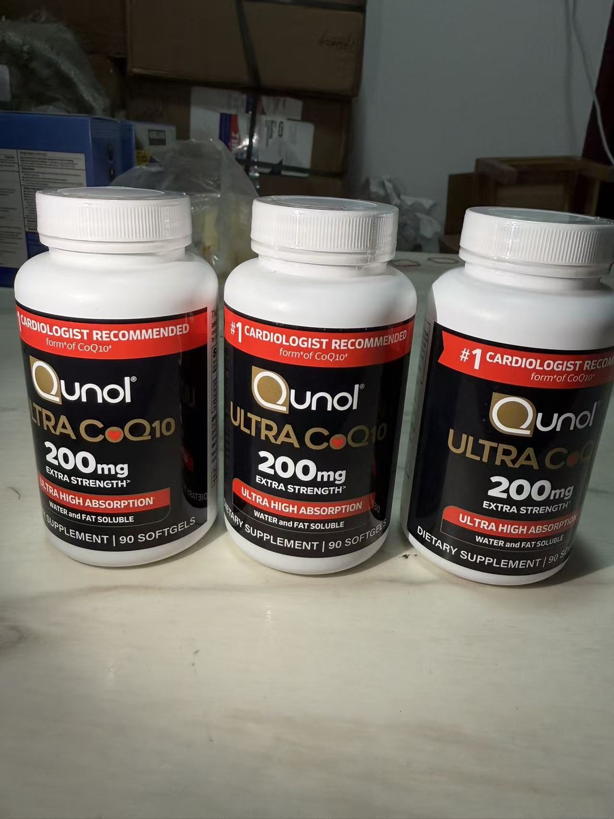 Qunol CoQ10 200 mg Softgels, Ultra CoQ10 – High-Absorption Coenzyme Q10 of 3-NEW