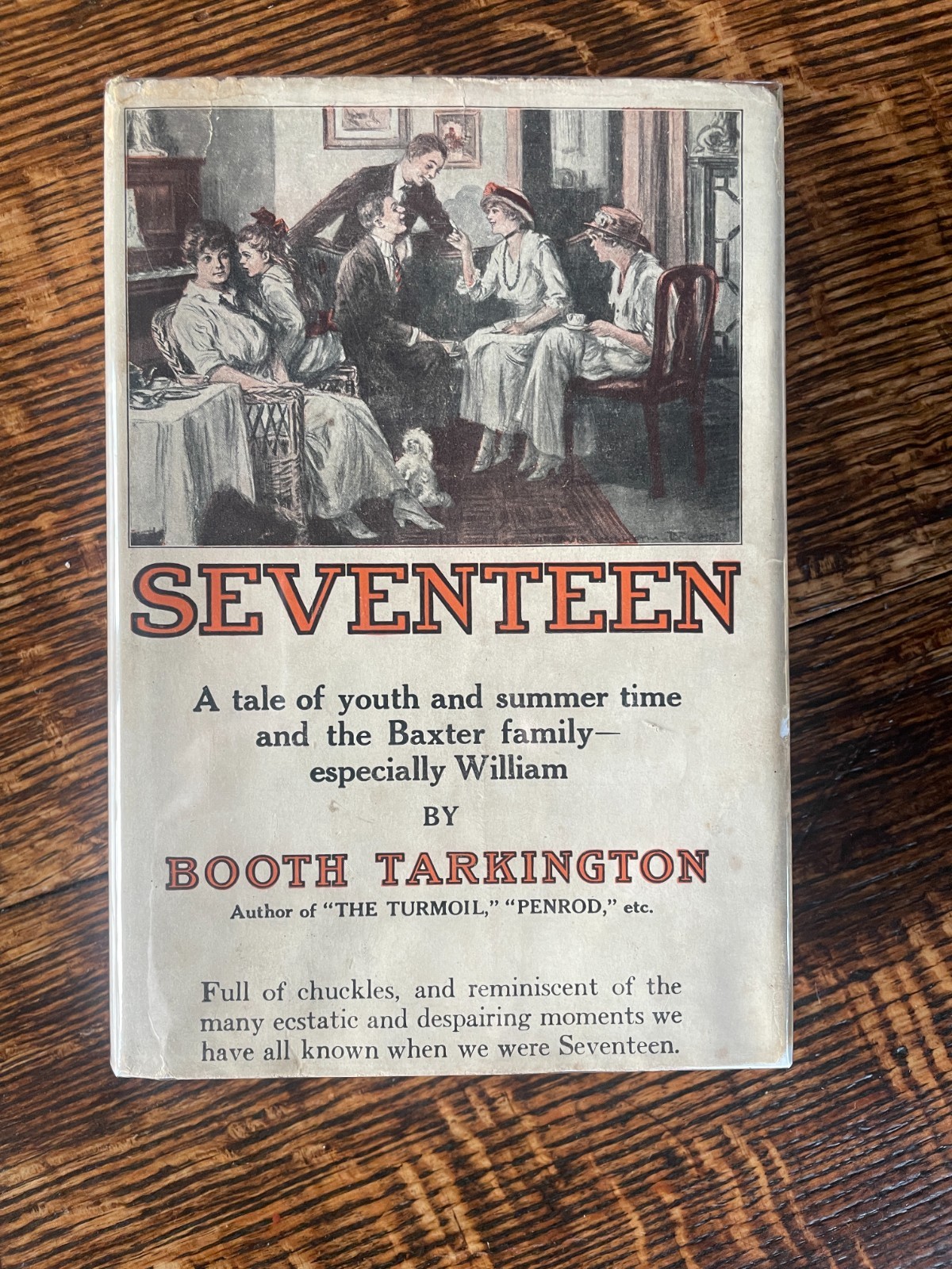 Seventeen by Booth Tarkinton with RARE jacket True 1st Edition 1916