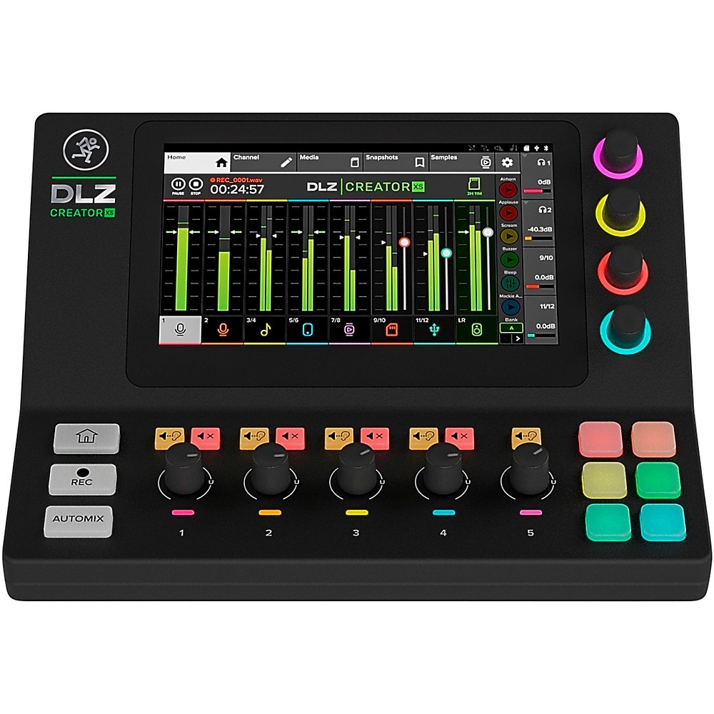 Mackie DLZ Creator XS Compact Adaptive Digital Mixer for PodcastingStreaming